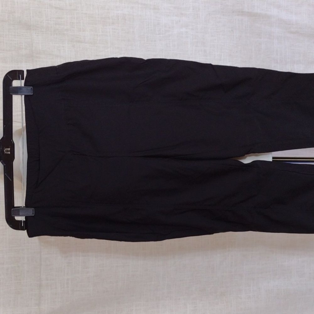NWOT New Directions pull-on stretch black straight-leg pants